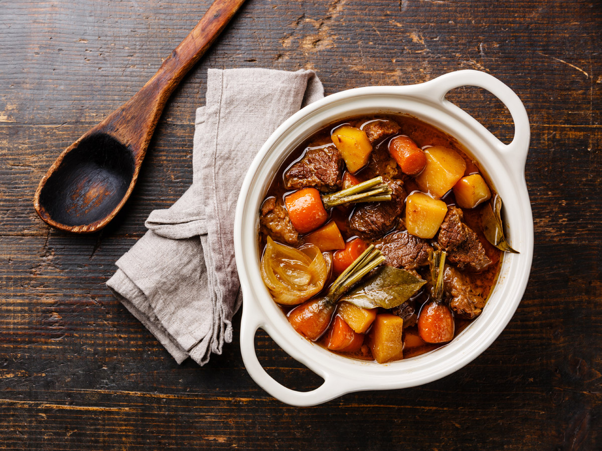 Cuisiné sur place - Repas chaud ragoût