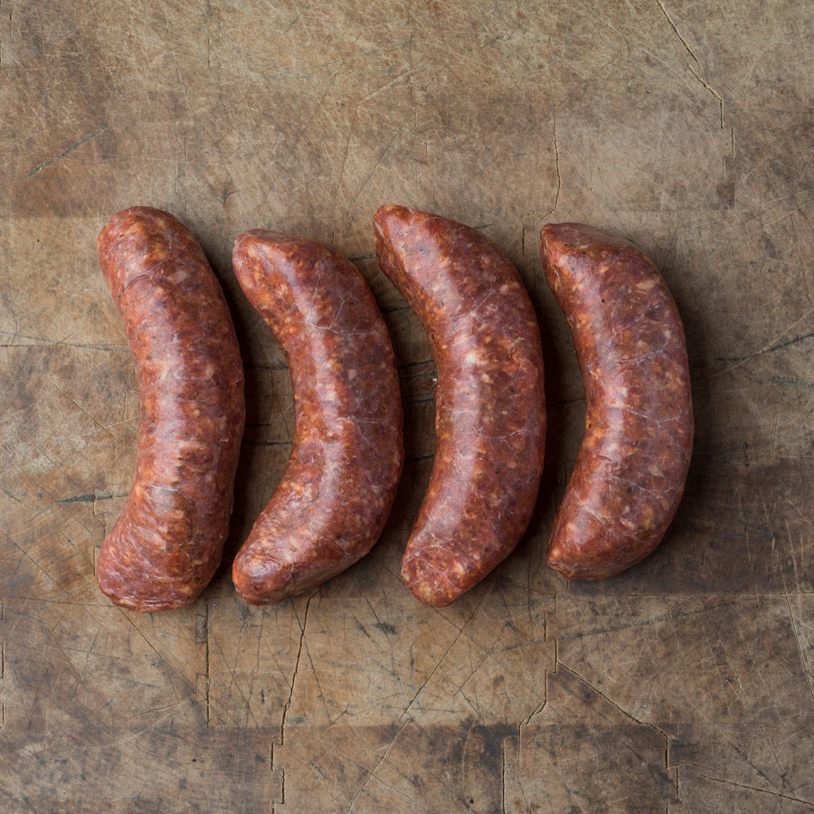 Saucisses Bacon fromage La Maison des viandes Boucherie spécialisée