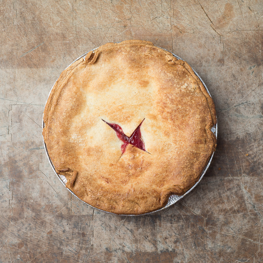 Tarte aux framboises maison